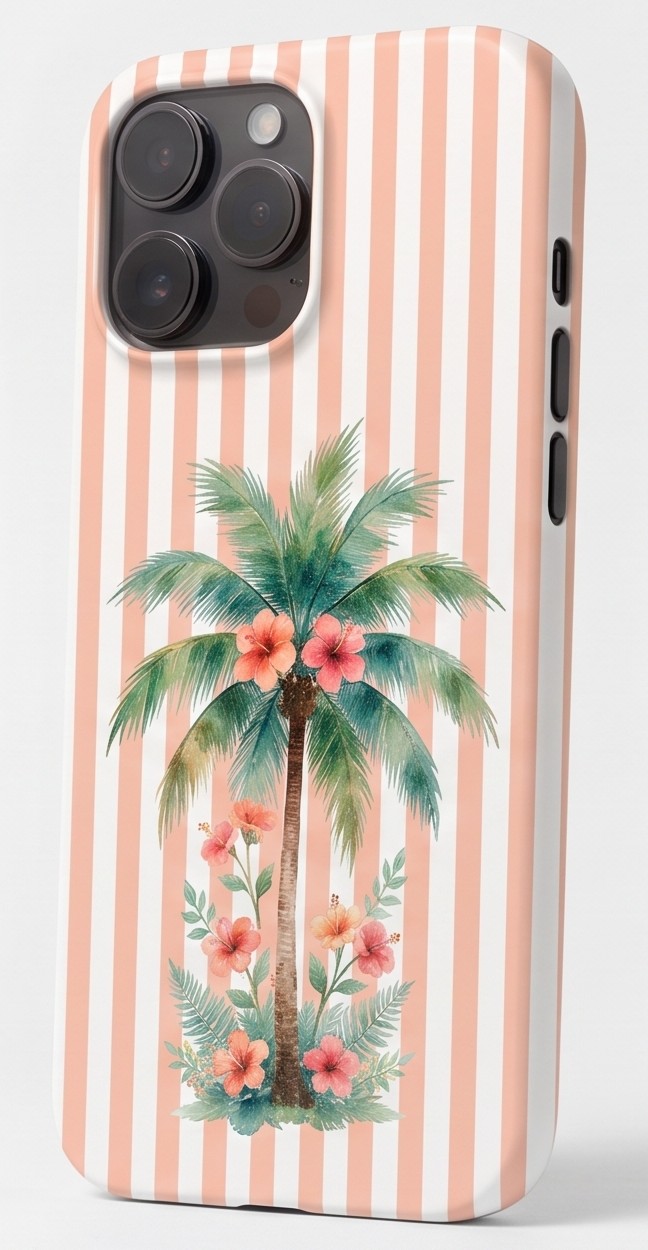 Case printed with the design wrapping around every edge