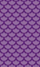 Classic Scallop - Plum Tonal