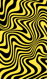 Groovy Ripple - Yellow Black