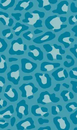 Leopard - Azure Tonal