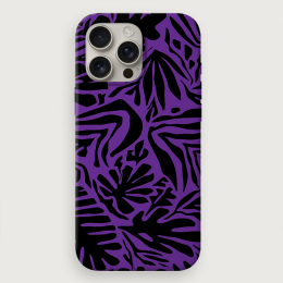 Leafy Solids - Purple Black