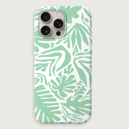 Leafy Solids - Light Green White