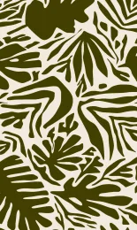 Cutout Leaf - Moss Cream