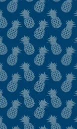 Classic Pineapple - Navy Tonal