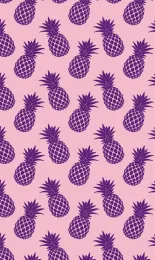 Classic Pineapple - Plum Contrast Rev