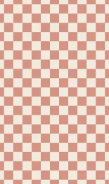 Classic Checkerboard - Apricot Cream Small