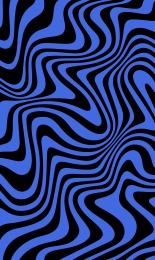 Groovy Ripple - Blue Black