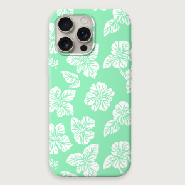 Tropical Floral 5 - Light Green White