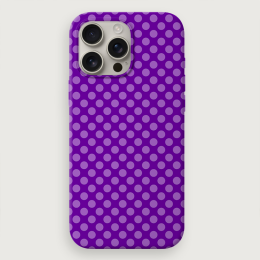 Polka Dots Big - Purple Light