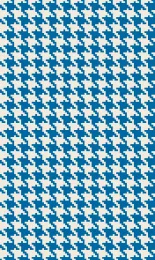 Classic Houndstooth - Cobalt Cream Small