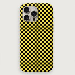 Checkerboard - Yellow Black