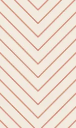Chevron Fine - Apricot Cream