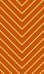 Chevron Fine - Tangerine Contrast Rev