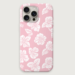 Tropical Floral 5 - Light Red White