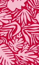 Cutout Leaf - Poppy Contrast Rev