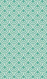 Classic Seigaiha - Seafoam Cream Rev