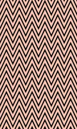 Chevron - Black On Light Orange