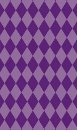 Classic Harlequin - Plum Tonal Small