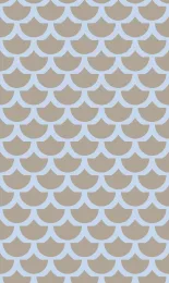 Classic Scallop - Stone Contrast Rev