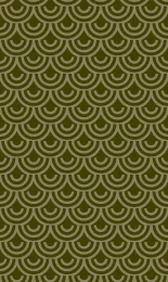 Classic Seigaiha - Moss Tonal Rev