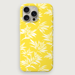 Tropical Floral 1 - Yellow White