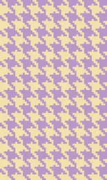 Classic Houndstooth - Lilac Contrast