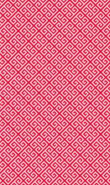 Greek Key - Red Light