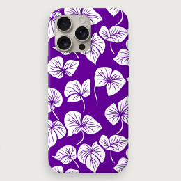 Tropical Floral 2 - Purple White