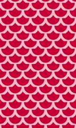 Classic Scallop - Poppy Contrast Rev