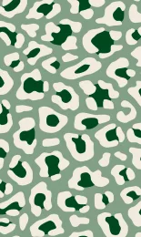 Leopard - Forest Cream Rev