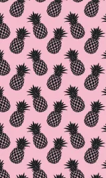 Classic Pineapple - Onyx Contrast Rev