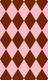 Classic Harlequin - Chocolate Contrast