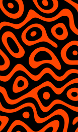 Amoeba - Orange Black