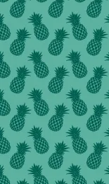 Classic Pineapple - Seafoam Tonal Rev