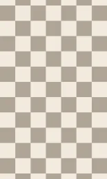 Classic Checkerboard - Stone Cream