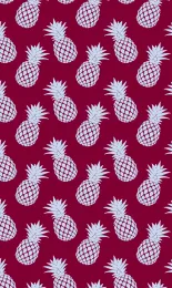 Classic Pineapple - Oxblood Contrast