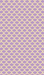 Classic Scallop - Lilac Contrast Rev Small