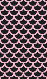 Classic Scallop - Onyx Contrast Rev