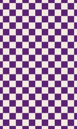 Classic Checkerboard - Plum Cream Small