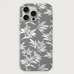 Tropical Floral 1 - Light Grey White