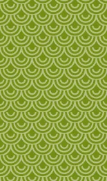 Classic Seigaiha - Lime Tonal Rev