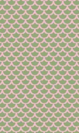 Classic Scallop - Sage Contrast Rev Small