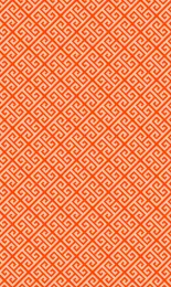 Greek Key - Orange Light