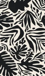 Cutout Leaf - Onyx Cream