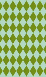Classic Harlequin - Lime Contrast Small