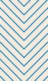 Chevron Fine - Cobalt Cream