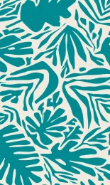 Cutout Leaf - Pool Cream