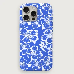 Tropical Floral 6 - Blue White