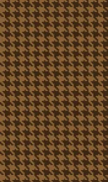 Classic Houndstooth - Cognac Tonal Small