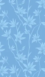 Tropical Floral 3 - Blue